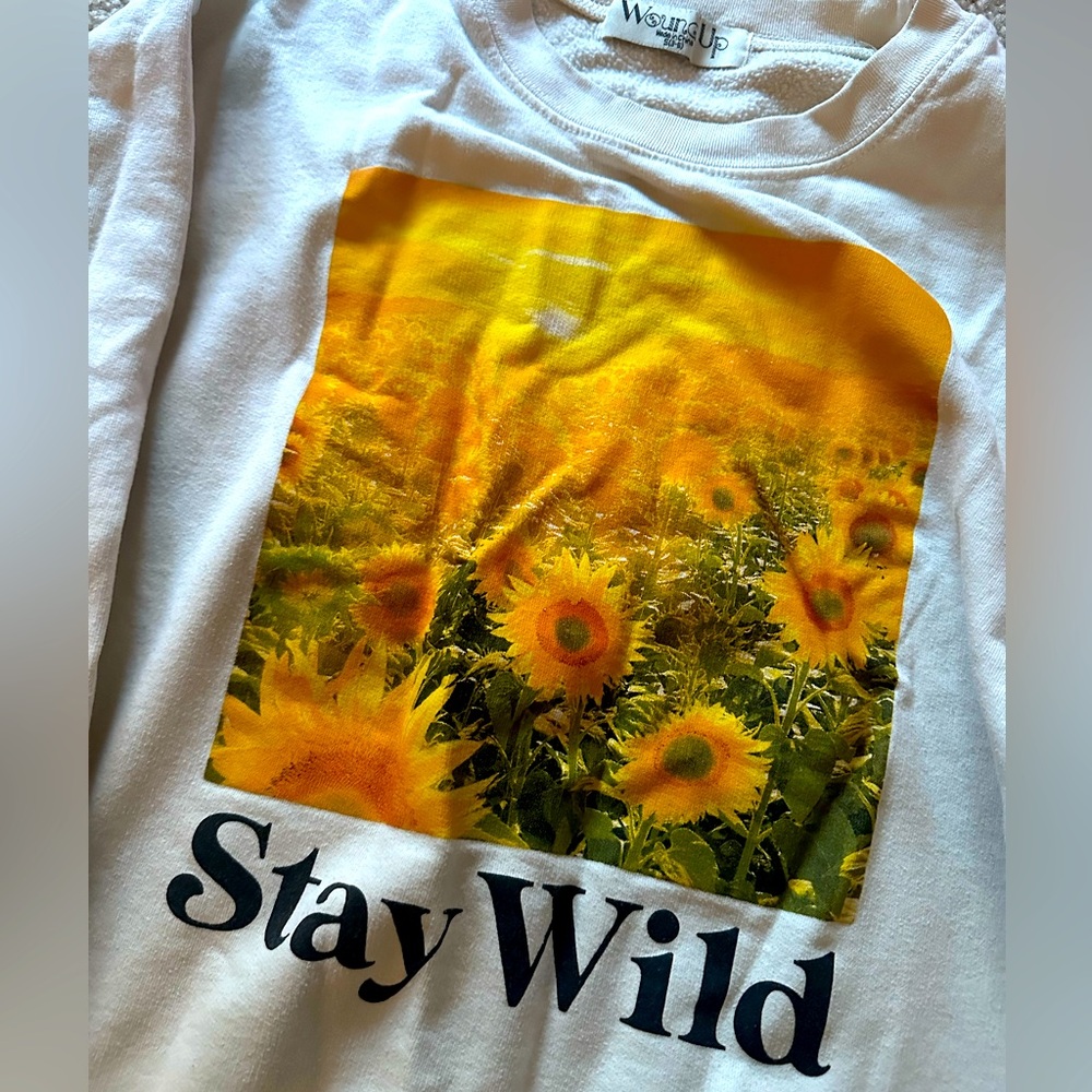 Stay Wild crew sweatshirt